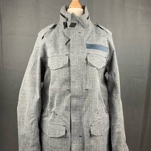 NIKE M-65 Parka JACKET - GREY HEATHER WOOL (S )  - FL-JK-020